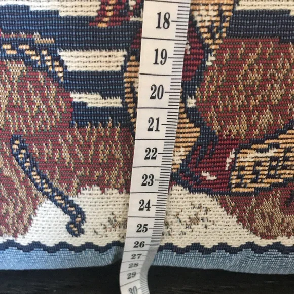 Vintage country teddy Bear throw Pillow 🧸🧸 - Picture 4 of 8